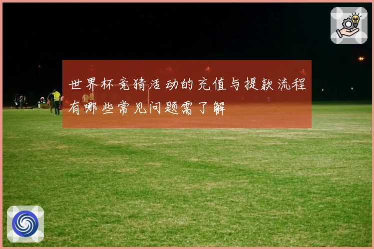 世界杯竞猜活动的充值与提款流程有哪些常见问题需了解